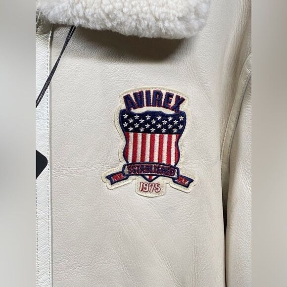 Avirex Icon Shearling Jacket size XL - Picture 9 of 16